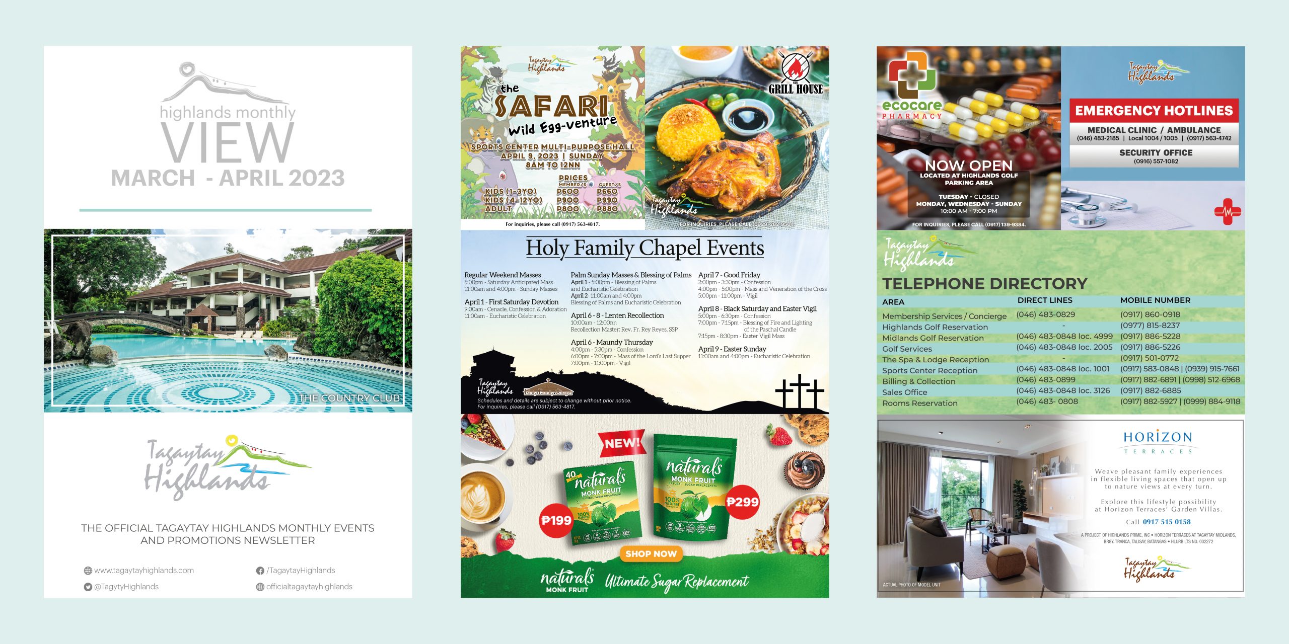 Monthly View For March - April 2023